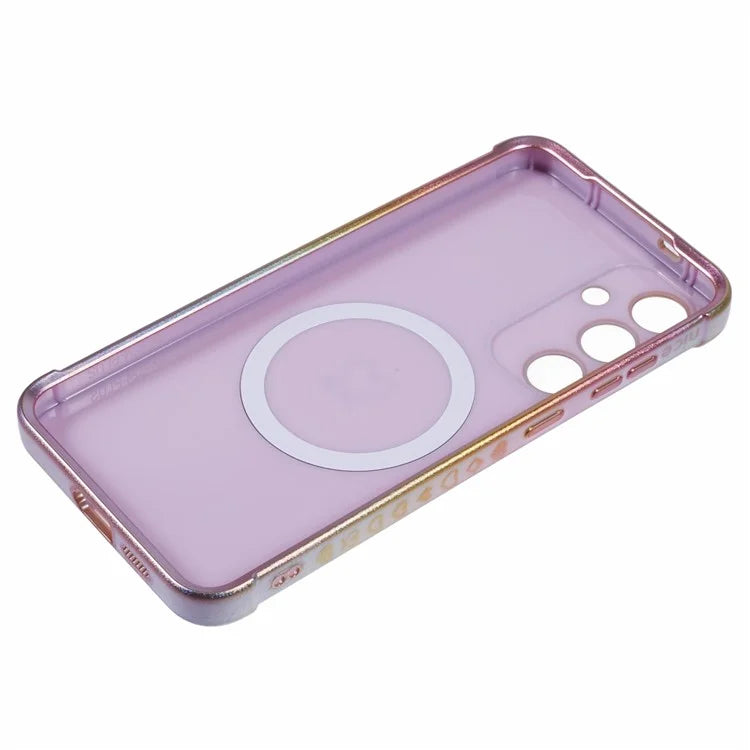 For Samsung Galaxy S24 FE Magnetic Case TPU Gradient Electroplated Phone Cover