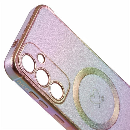 For Samsung Galaxy S24 FE Magnetic Case TPU Gradient Electroplated Phone Cover