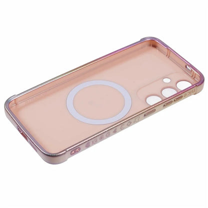 For Samsung Galaxy S24 FE Magnetic Case TPU Gradient Electroplated Phone Cover