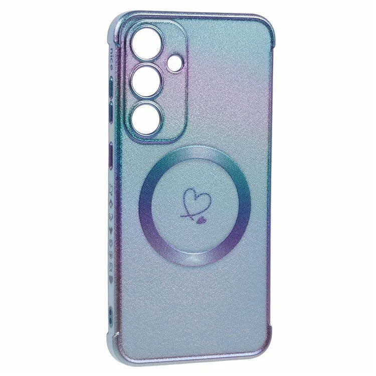 For Samsung Galaxy S24 FE Magnetic Case TPU Gradient Electroplated Phone Cover