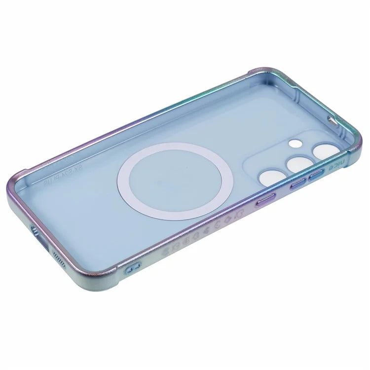 For Samsung Galaxy S24 FE Magnetic Case TPU Gradient Electroplated Phone Cover