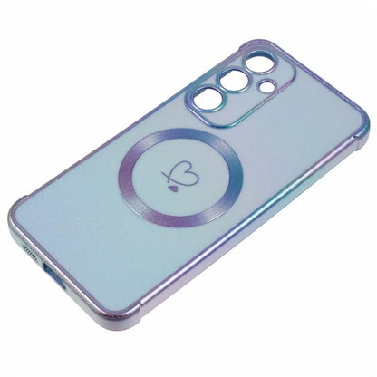 For Samsung Galaxy S24 FE Magnetic Case TPU Gradient Electroplated Phone Cover