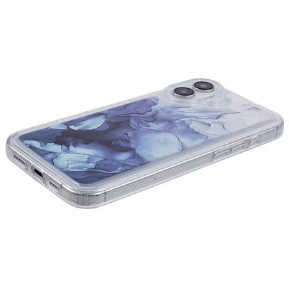 For iPhone 16 Case Marble Pattern Airbag Drop Protection TPU Phone Cover