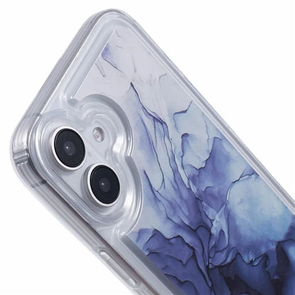For iPhone 16 Case Marble Pattern Airbag Drop Protection TPU Phone Cover