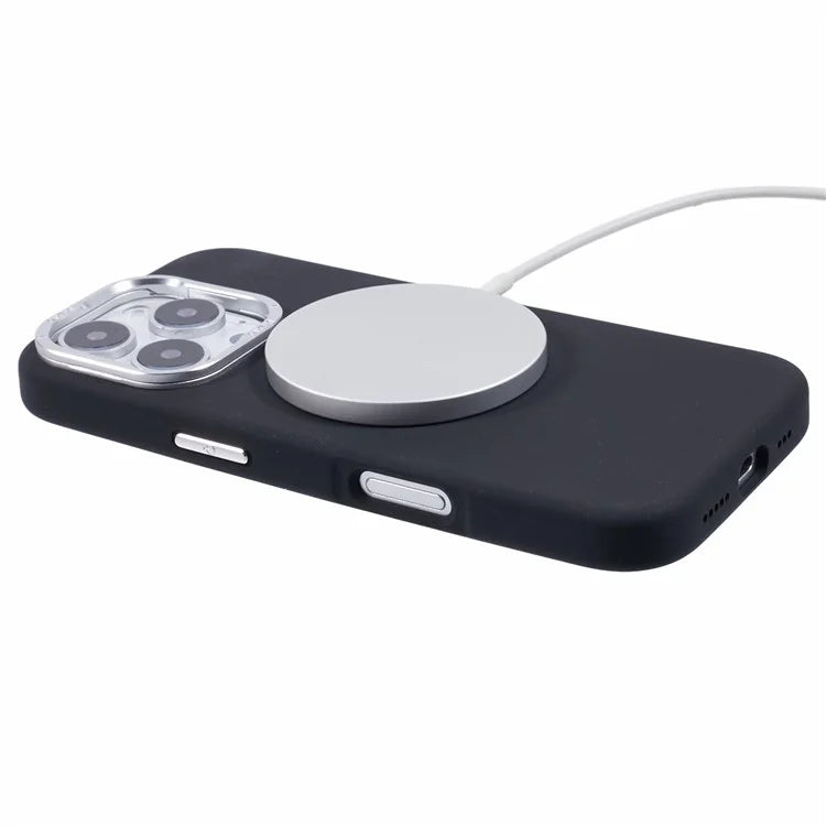 X-LEVEL For iPhone 16 Pro Max Case Compatible with MagSafe Lens Kickstand Liquid Silicone Soft Phone Cover