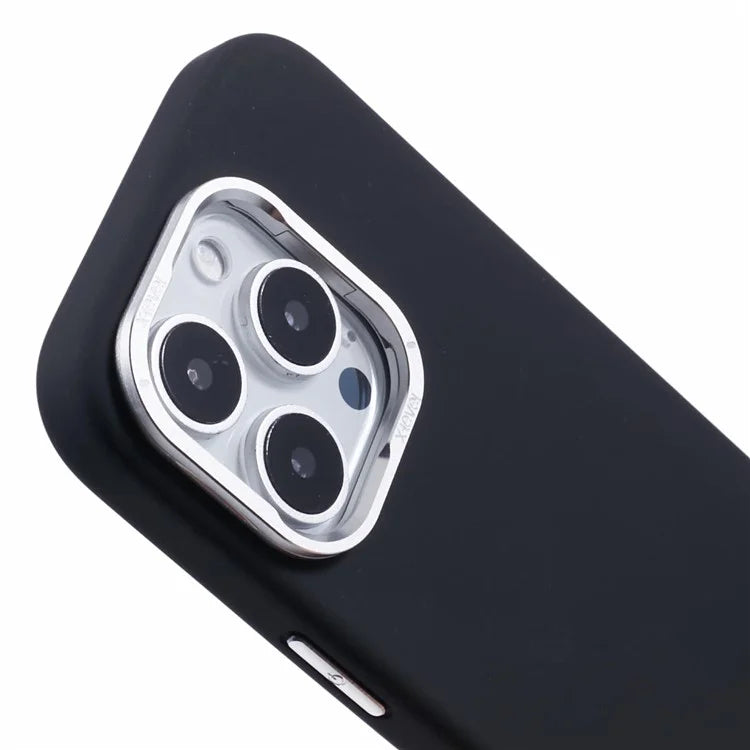 X-LEVEL For iPhone 16 Pro Max Case Compatible with MagSafe Lens Kickstand Liquid Silicone Soft Phone Cover