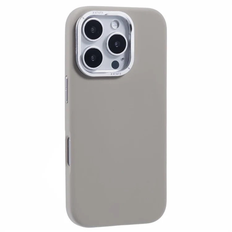 X-LEVEL For iPhone 16 Pro Max Case Compatible with MagSafe Lens Kickstand Liquid Silicone Soft Phone Cover