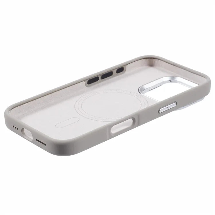 X-LEVEL For iPhone 16 Pro Max Case Compatible with MagSafe Lens Kickstand Liquid Silicone Soft Phone Cover