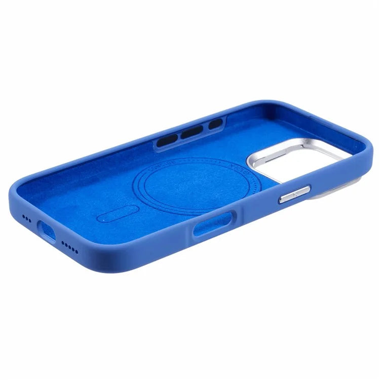 X-LEVEL For iPhone 16 Pro Max Case Compatible with MagSafe Lens Kickstand Liquid Silicone Soft Phone Cover
