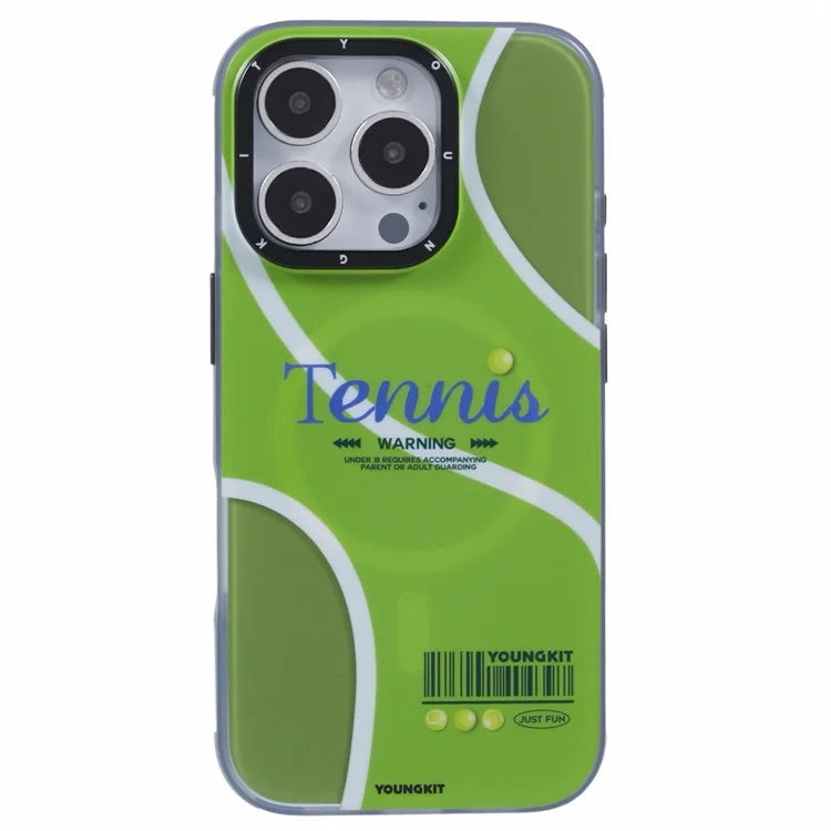 YOUNGKIT Sports Series for iPhone 16 Pro Max Case Compatible with MagSafe IMD TPU Shockproof Cover
