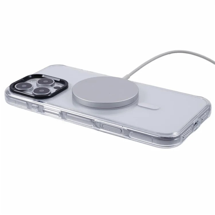 X-LEVEL For iPhone 16 Pro Case Compatible with MagSafe PC+TPU Clear Phone Cover