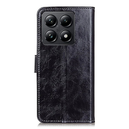 For Xiaomi 14T Pro Case Crazy Horse Texture Leather Phone Wallet Cover