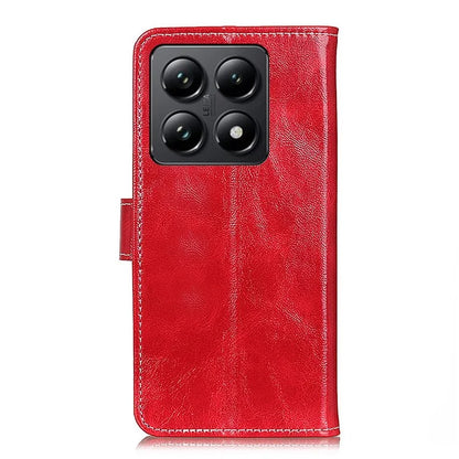 For Xiaomi 14T Pro Case Crazy Horse Texture Leather Phone Wallet Cover