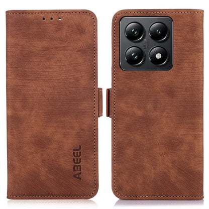 ABEEL For Xiaomi 14T Pro Case Retro Leather Phone Cover Wallet Stand View