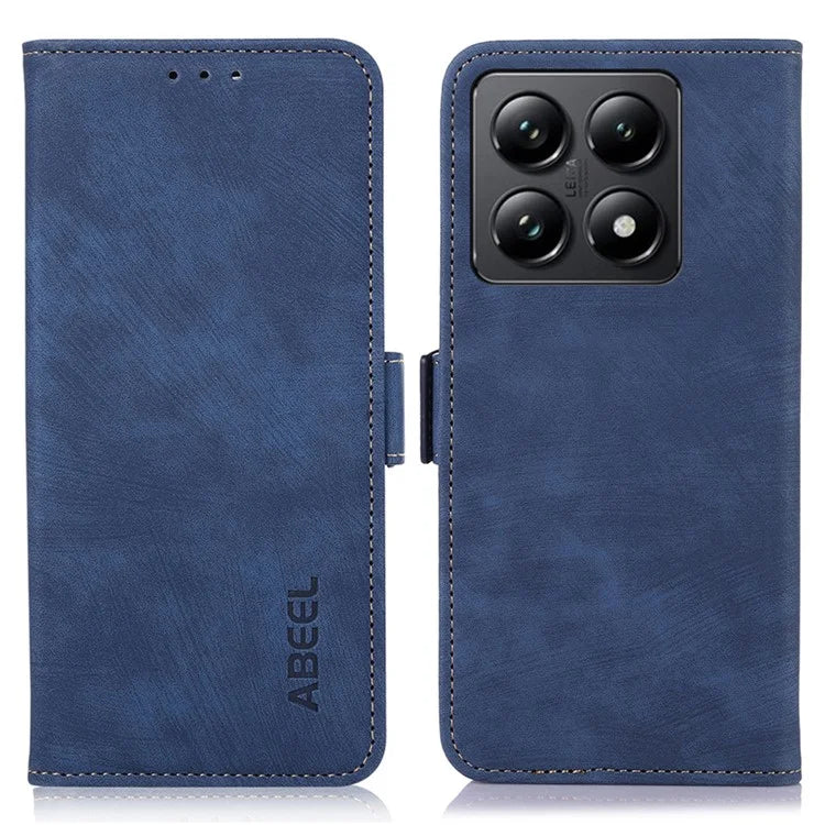 ABEEL For Xiaomi 14T Pro Case Retro Leather Phone Cover Wallet Stand View