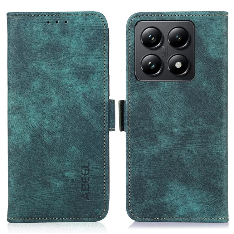 ABEEL For Xiaomi 14T Pro Case Retro Leather Phone Cover Wallet Stand View