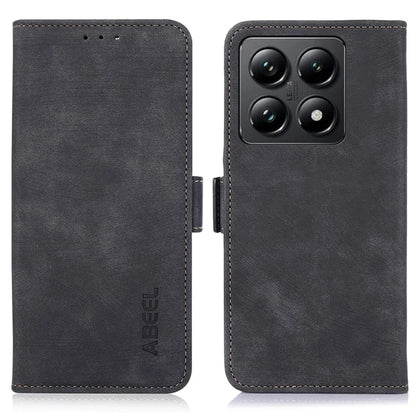 ABEEL For Xiaomi 14T Pro Case Retro Leather Phone Cover Wallet Stand View