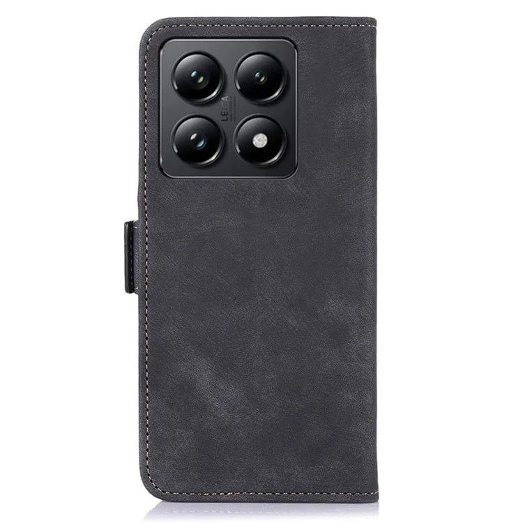 ABEEL For Xiaomi 14T Pro Case Retro Leather Phone Cover Wallet Stand View