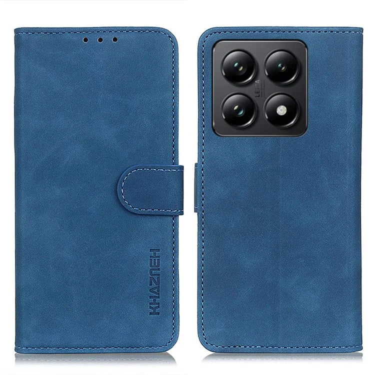 KHAZNEH For Xiaomi 14T Pro Case Retro PU Leather Wallet Stand Phone Cover