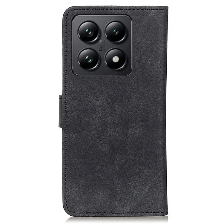 KHAZNEH For Xiaomi 14T Pro Case Retro PU Leather Wallet Stand Phone Cover