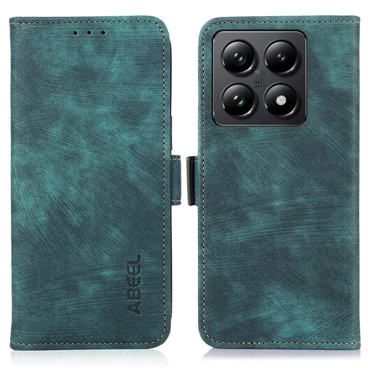ABEEL For Xiaomi 14T Case Retro Leather Phone Cover Wallet Stand View