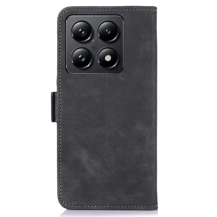 ABEEL For Xiaomi 14T Case Retro Leather Phone Cover Wallet Stand View