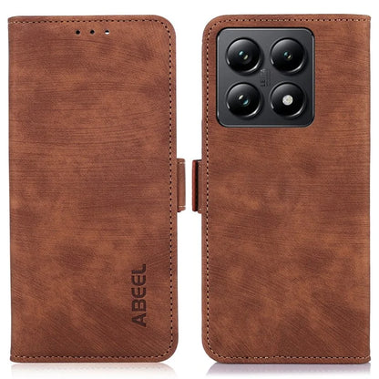 ABEEL For Xiaomi 14T Case Retro Leather Phone Cover Wallet Stand View