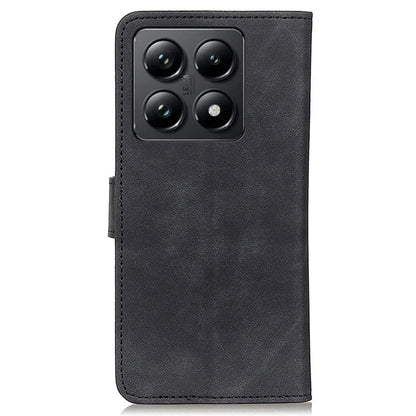 KHAZNEH For Xiaomi 14T Case Retro PU Leather Wallet Stand Phone Cover
