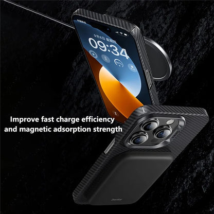 BENKS For iPhone 16 Pro Magnetic Case 600D Kevlar Aramid Fiber Phone Cover