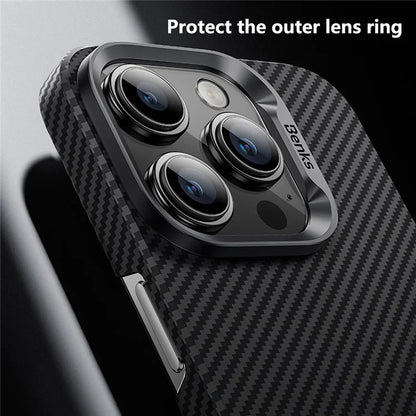 BENKS For iPhone 16 Pro Magnetic Case 600D Kevlar Aramid Fiber Phone Cover