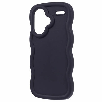 WANLONFENG XL Series for Xiaomi Redmi Note 13 Pro+ 5G Case Wave Edge TPU Cover with Tempered Glass Film