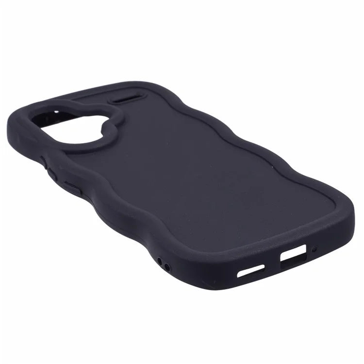 WANLONFENG XL Series for Xiaomi Redmi Note 13 Pro+ 5G Case Wave Edge TPU Cover with Tempered Glass Film