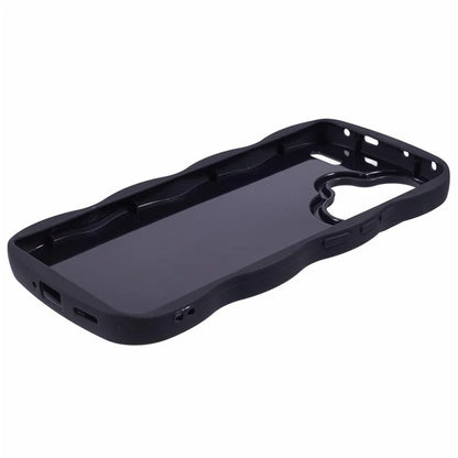 WANLONFENG XL Series for Xiaomi Redmi Note 13 Pro+ 5G Case Wave Edge TPU Cover with Tempered Glass Film