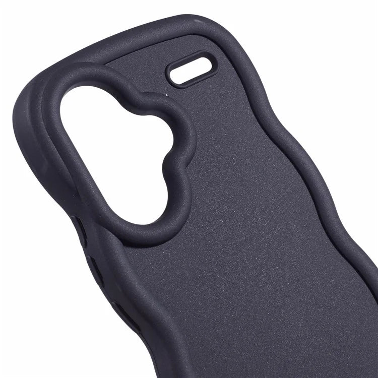 WANLONFENG XL Series for Xiaomi Redmi Note 13 Pro+ 5G Case Wave Edge TPU Cover with Tempered Glass Film