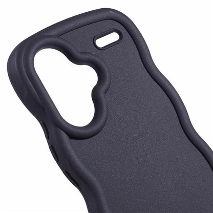 WANLONFENG XL Series for Xiaomi Redmi Note 13 Pro+ 5G Case Wave Edge TPU Cover with Tempered Glass Film