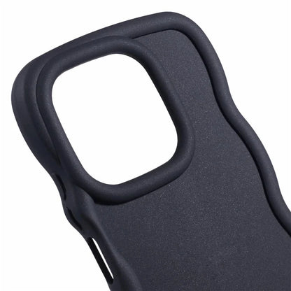 WANLONFENG XL Series for Xiaomi Poco X6 5G / Redmi Note 13 Pro 5G Case Wave Edge TPU Cover with Tempered Glass Film