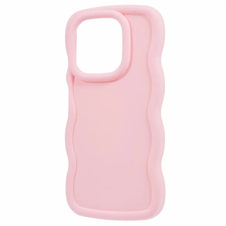 WANLONFENG XL Series for Xiaomi Poco X6 5G / Redmi Note 13 Pro 5G Case Wave Edge TPU Cover with Tempered Glass Film