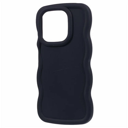 WANLONFENG XL Series for Xiaomi Redmi Note 13 5G Case Wave Edge TPU Cover with Tempered Glass Film