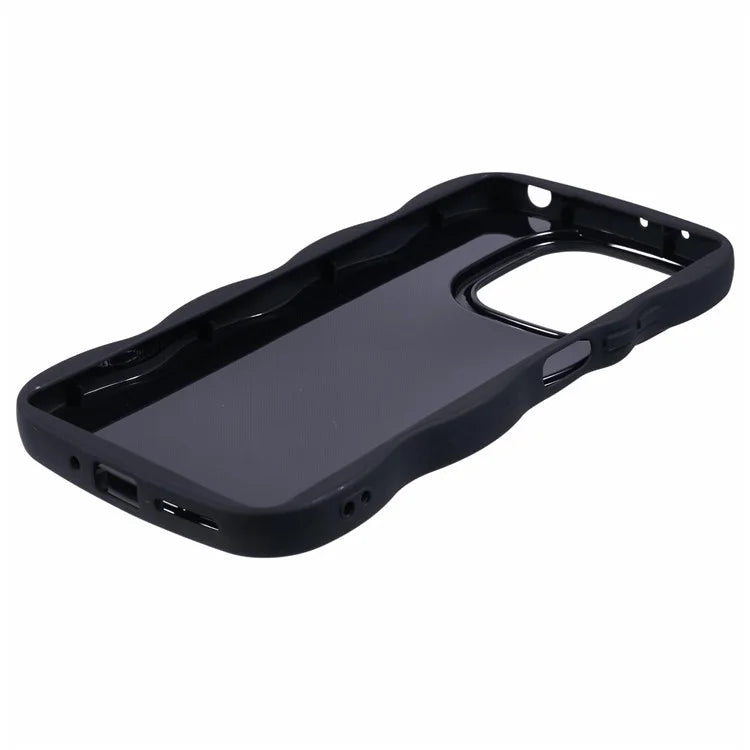 WANLONFENG XL Series for Xiaomi Redmi Note 13 5G Case Wave Edge TPU Cover with Tempered Glass Film
