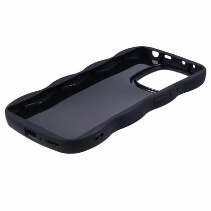 WANLONFENG XL Series for Xiaomi Redmi Note 13 4G Case Wave Edge TPU Cover with Tempered Glass Film