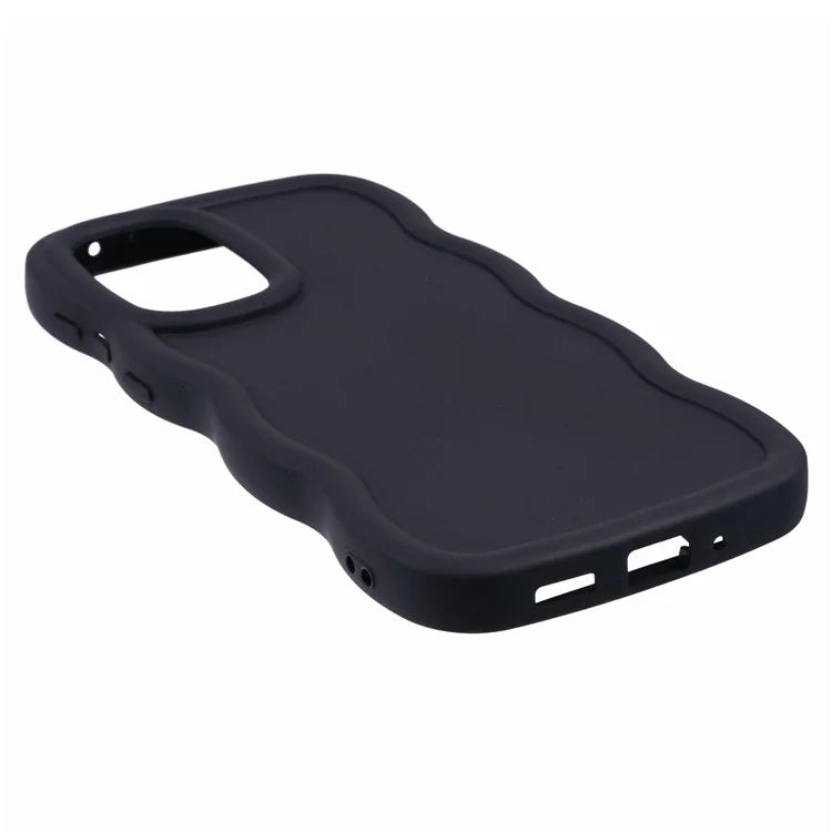 WANLONFENG XL Series for Samsung Galaxy A53 5G Case Wave Edge TPU Cover with Tempered Glass Film