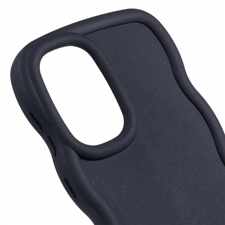 WANLONFENG XL Series for Samsung Galaxy A53 5G Case Wave Edge TPU Cover with Tempered Glass Film