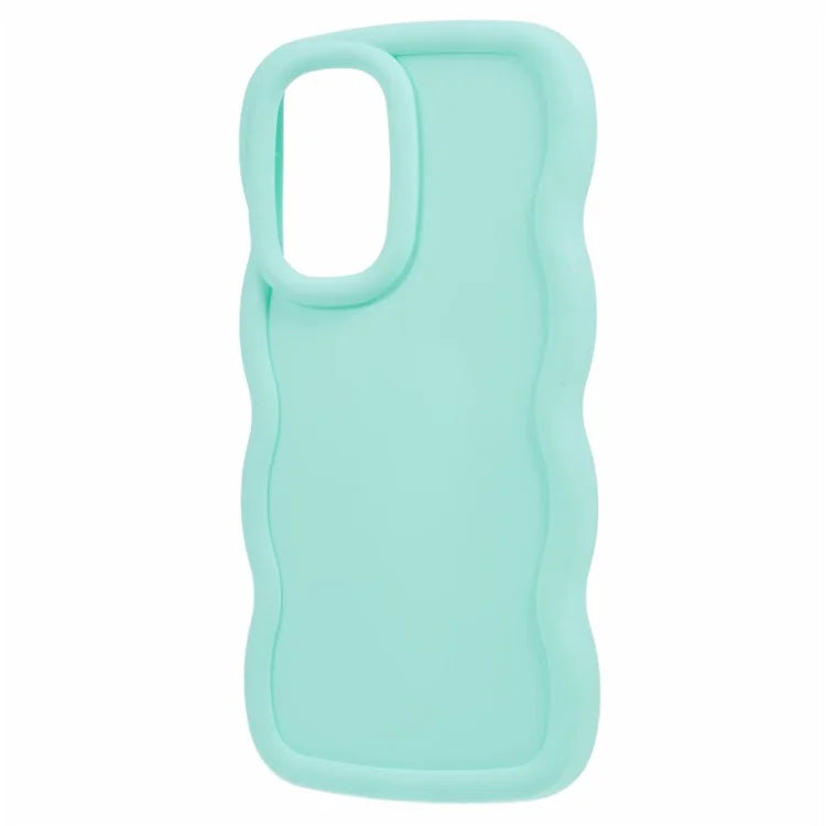 WANLONFENG XL Series for Samsung Galaxy A53 5G Case Wave Edge TPU Cover with Tempered Glass Film