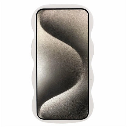 WANLONFENG XL Series for iPhone 13 Case Wave Edge TPU Cover with Tempered Glass Film