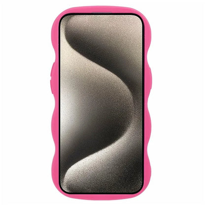 WANLONFENG XL Series for iPhone 13 Case Wave Edge TPU Cover with Tempered Glass Film