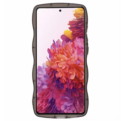 WANLONFENG JWT Series for Samsung Galaxy S20 FE 5G  /  4G  /  S20 FE 2022 TPU Case Epoxy Phone Cover Wavy Edge with Tempered Glass