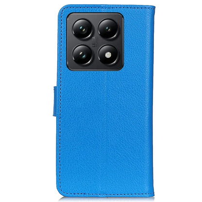 For Xiaomi 14T Wallet Case PU Leather Phone Cover Litchi Texture