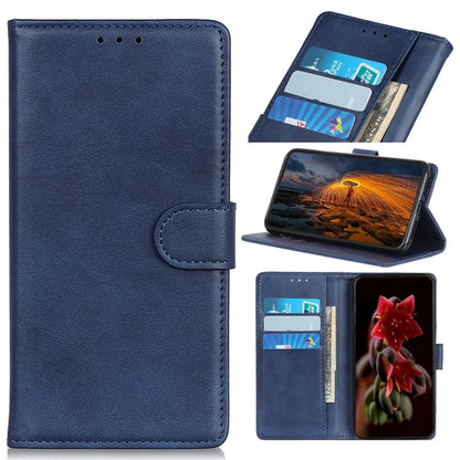 For Xiaomi 14T Stand Wallet Case Cowhide Texture Leather Phone Cover