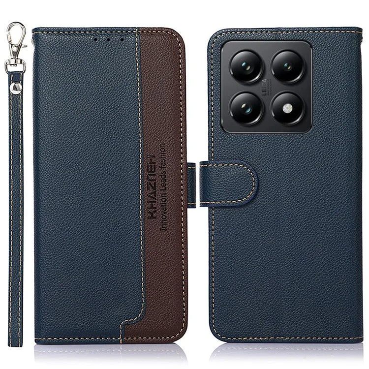 KHAZNEH For Xiaomi 14T Pro Case RFID Blocking Wallet PU Leather Phone Cover