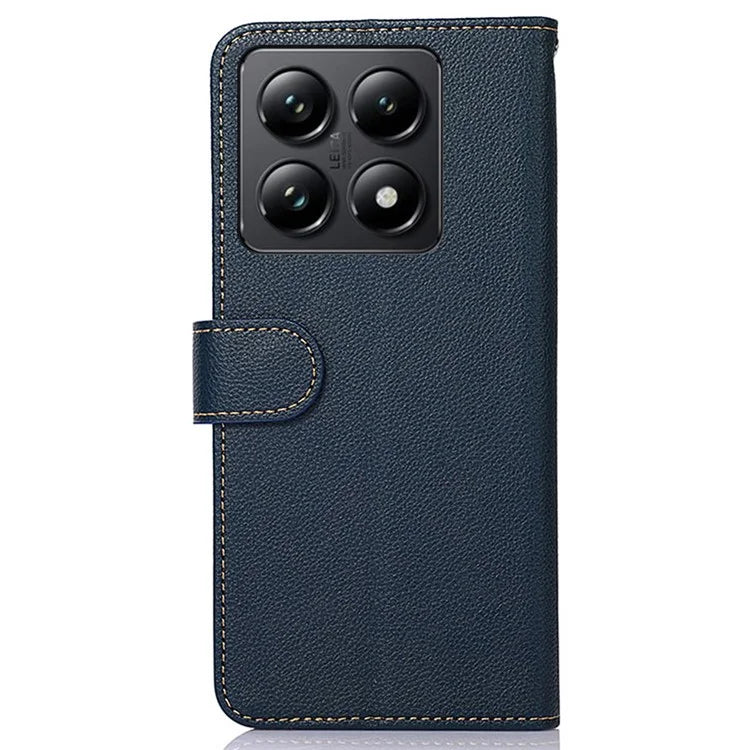 KHAZNEH For Xiaomi 14T Pro Case RFID Blocking Wallet PU Leather Phone Cover